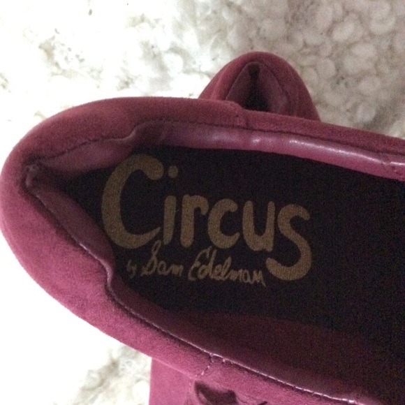Burgundy Circus by Sam Edelman suede sneakers - Picture 4 of 6